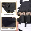 Aksesuarlar Taktik Molle Magazine Torbası Taktik Koşu Tek/Çift/Üçlü Tüfek Tabanca Mag Mag Peph M4 M14 M16 için 2layer Kartuş Tutucu