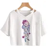 T-shirts de femmes Catcher de rêve Top Women Streetwear Y2K Tee Girl Harajuku Vêtements