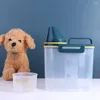 Bol chaton de porte-vêtements pour chiens pour chiens pour nourriture pour animaux de compagnie de stockage de stockage