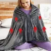 Blankets USB Heated Blanket Electric Throw 3 Heating Level Wearable Coral Velvet Fast For Indoor Outdoor