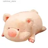 Gefüllte Plüschtiere 40/50/60 cm süßes Plüsch Schwein Spielzeug Weiche Tierkissen gefülltes Puppen Schöne Schweinchen -Plüsch -Sofa Kissen Spielzeug Girl Kinder Geburtstag Geschenk L47