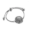 Bracelets de link Cristal de jóias austríacas de bracelete feminina