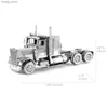 3D Puzzles Truck 3D Metal Puzzle Model Kits DIY Laser Cut Puzzles Jigsaw Toy For Children Y240415