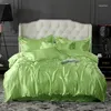 Set di biancheria da letto set gemello in stile Deluxe poliestere piumino per adulti fogli da letto e federe per letti da letto 3/4 pezzi neri