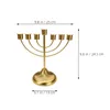 Kandelaars Europees en Amerikaanse Menorah Chalice Eetting Room Tafel Decor Iron Wedding Centercolaar