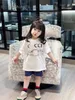 幼児デザイナーの服Tシャツファッションガールズボーイズショートスリーブトップビッグキッズ汎用夏の子供シンプルなスタイルティーサイズ90cm-160cm