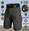Pantalones cortos de verano Mens Pantalones del ejército táctico de verano pantalones cortos de senderismo al aire libre.