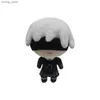 Bambole peluche 23 cm nier automata quadrata enix anime 2b 9s game anime film cartone animato giocattolo giocattolo pluh natalizio per animali da cartone animato regalo Y240415