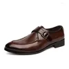 Dress Shoes Four-season Le Fu Model Korean Version Pointed Business Formal Leather British Casual Office Wedding PX164