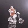 1pcs Sexy Verre Bong Bong Épaisseur de plate-forme 14 mm Femelle Femelle Bubbler Dab Dab Rigle Ashcatcher Hookahs Dry Herb Tobacco Honembac Perc Beaker Bong avec tuyau de brûleur d'huile en verre mâle