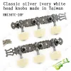 Cables 1set silvery Classic Guitar String Tuning Pegs Machine Heads Tuners Keys Parts