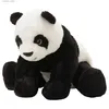 Pluszowe pluszowe zwierzęta 35 cm Kramig Panda Plush Animal Toys Pleszczone lalki symulacyjne od ike Pluszowe panda niedźwiedź miękki farbowanie zabawek dla dzieci prezent urodzinowy l47