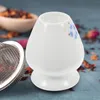 Conjuntos de teaware Matcha Ceramic Tea Bykk Stand Stand Holder Green Making Supplies Cerimonial Bowl