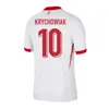POLAND Soccer Jerseys LEWANDOWSKI Home Away 2024 Euro Cup Polska National Team MILIK PISZCZEK PIATEK GROSICKI KRYCHOWIAK ZIELINSKI Football Shirt kids Kit Men