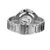 Relógios de pulso Simples Travel Watch for Men Women Movimento Automático Business Sapphire Mirror