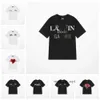 Markenmänner T-Shirts Designer Luxus Lanvins Klassiker T-Shirt Brust Buchstabe gedruckt Lavin Shirt High Street Lavina T-Shirts Schuh Baumwolle Klo 5037