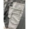 Modemärke män jeans shorts hål 2023streetwear harajuku smal rak denim sommar avslappnad baggy rippad för män 240412