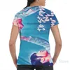 Мужские рубашки Shancai and Lay Men футболка женщин по всему печати модная рубашка для мальчика Tops Tees с короткими рукавами футболки