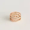 H Snout Ring Chaine d'Ancre Divine Ring Stor modell Replika Luxury Fine Jewelry Designer Brand Logo with Box K Gold Valentines Födelsedagspresenter Finjewelryaaa
