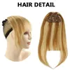 Human Hair Fringe Natural Hair 3 Clip pony 20g 100% HUSH HAAR HAAR BANGS Clip in Human Hair Extension 240415