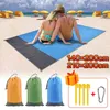 Pillow Outdoor Picnic Mat Waterproof Folding Pocket Beach Oxford Cloth Portable Mini Camping Damp Proof