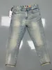 Jeans designer jeans maschi jeans viola donne impilati pantaloni lunghi ksubi strappato jeans spot retrò foro patch buco denim streetwear silm piedi di silm micro pantaloni