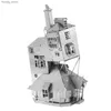 3D Puzzles The Burrow 3D Metal Puzzle Model Zestawy DIY Laserowe Puzzles Jigsaw Toy dla dzieci Y240415