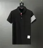 Brand Men Summer Polo Solid Polo à manches courtes Slim Fit Polos Fashion Streetwear Tops Men Shirts Office Chemises décontractées 3xl 240412