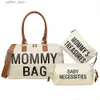 Bolsas de pañales bolsas de viaje grandes hombro mommy mommy bag de maternidad botella de botella de botella de aislamiento de gran capacidad para bebés l410