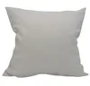 Thick Milky White Blank Pillow Cases Whole Sublimation 100 Polyester Cushion Covers Like Linen for Thermal Heat Transfer Prin7557190