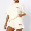 Luxusdesigner T-Shirt White Foxs T-Shirt Kurzärmele Womens High Street Tees Hals Pullover Mode Bluse Paare Tracksuiten T-Shirt