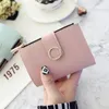 Wallets Women Small Fashion Simple Brand Leather Purse Ladies Card Bag PU 2024 Clutch Short Female Money Clip Wallet