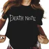 Women's T-Shirt Japanese Anime Death Note Graphic Print T Shirt Men Women Fashion Casual Harajuku Short Sleeve Plus Size Unisex T ShirtL2403