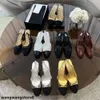 Kleiderschuhe Slingback Pumps 100% echtes Leder Blockabsatz Pumpe Frauen aus Leinwand Tweed-Designer Luxus EU34-43 Damen Sommer Ziegenleder Grosgrain