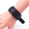 Andere armbanden 2019 Hot Sale Fashion Punk verstelbare lengte dubbele laag echte lederen armbanden voor dames mannen sieraden wrap polsbandl240415