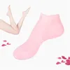 Women Socks Silicone Gel Gloves Moisturizing Hand Care Foot Heel Cracked Protector Pain Relief Waterproof Breathable Winter Skin