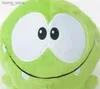 Plush Dolls 25cm Hot Game Cartoon Cut The Rope Om Nom Frog Stuffed Animal Plush Toys Collection Gift Y240415