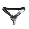 Chastity Devices Stainless Steel Male Chastity Belt Adjustable T-Back Waist Pants Double Wire Belt With Anal Plugs Bondage Sex Toys For Men 230710529