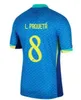 2024プレーヤーバージョンの女性エンドリックブラジルサッカージャージ24 25 Neymar Jr G.Jesus Comma Football Shirts Vini Jr Richarlison Casemiro G.Jesusナショナルチームシャツの男性