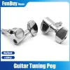 Guitar 36pcs Acoustic Electric Guitar Machine Heads Tuning Pegs Big Button Guitar Accessories Chrome Black