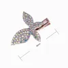 Clip per capelli Arrivo Rhinestone Crystal Butterfly Clip Hairpin for Women Girls Fashion Jewelry