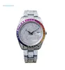 Bländande 41mm datejustur Watch Moissanite Patted Iced Out Watch Luxury Style Mens Diamond Watch Sale av indiska exportörer