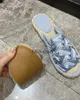 Slippers 2024 Summer Outdoor Women Flat Retro Style Round Toe Woven Shoes Soft Shoe Upper Fashionable And Versatile