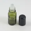 Lagerflaschen Großhandel 10 ml Mini-Glasrolle auf einer Flasche mit Edelstahlrollen kleine ätherische Ölrolle-Roller