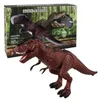 Fjärrkontroll dinosauri simulering Storm King Dragon Electric Remote Control Triceratops Model Dinosaur Prank Childrens Toy 240408