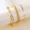 Ny Snake Bone Multilayer Creative Personalized Metal Chain Armband HZS193