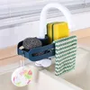 Kitchen Storage Sink Holder For Dish Sponges Shelf Soap Sponge Drain Rack Home Sinks Organizer Basket