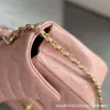 Сумка Lady Beach Bag Fashion Chanelel Маленькая ароматная сумочка CF Сумка мобильного телефона горизонтальная версия квадратная толстяка