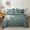 Bedding Sets Set Hardworking Bee Girl Boy Kid Bed Pure Cotton Brushed 3-4pcs Cover Adult Child Sheets Pillowcases Comforter