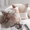 Cuscino cinese arte di lusso orchidea ricamo di bambù copertura velluto decorativo case room di divano sedia coussin coussin